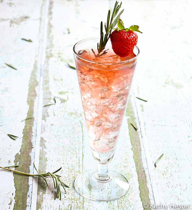 Instant Pot Strawberry Rosemary Infused Water