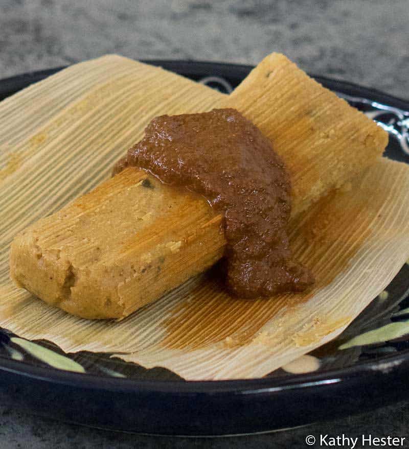 Vegan Instant Pot Tamales Made with Pumpkin Puree Instead of Oil