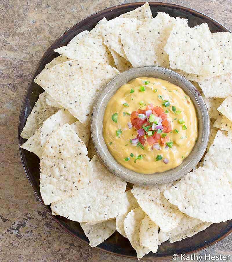 Spicy Instant Pot Cauliflower Queso Plant Based Instant Pot