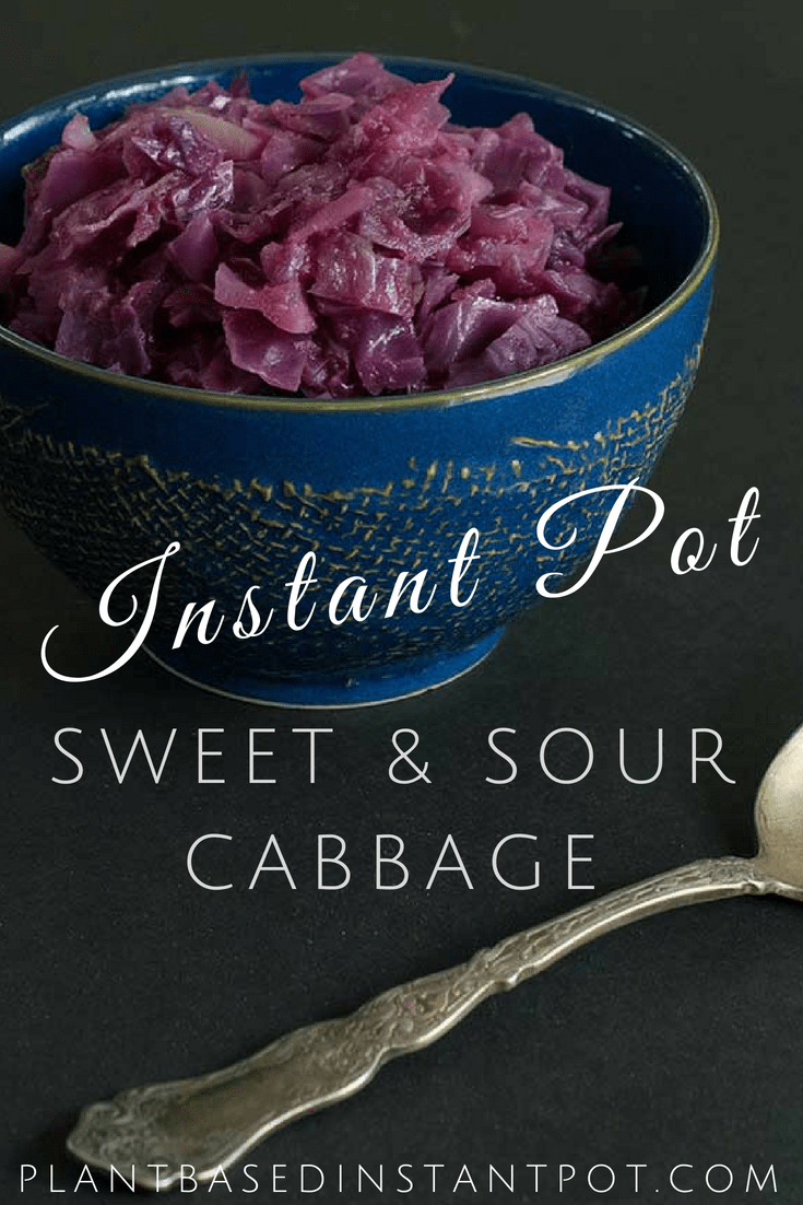 Instant Pot Sweet and Sour Cabbage