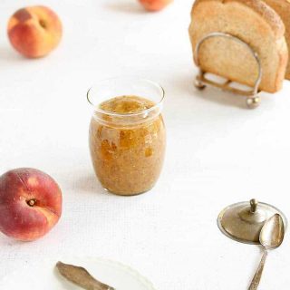 Instant Pot Vanilla Peach Chia Jam