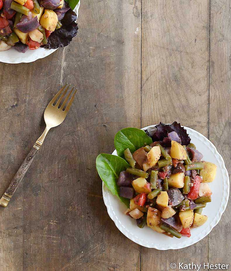 Plant Based Instant Pot Potato Salad: Extra Veggies and No Added Oil