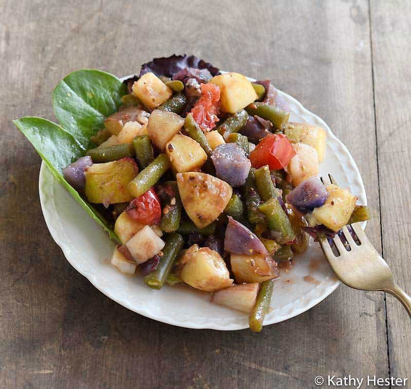 Plant Based Instant Pot Potato Salad: Extra Veggies and No Added Oil