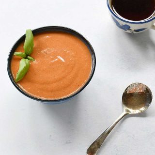 Instant Pot Vegan Tomato Soup Made Creamy with a Surprise Ingredient!