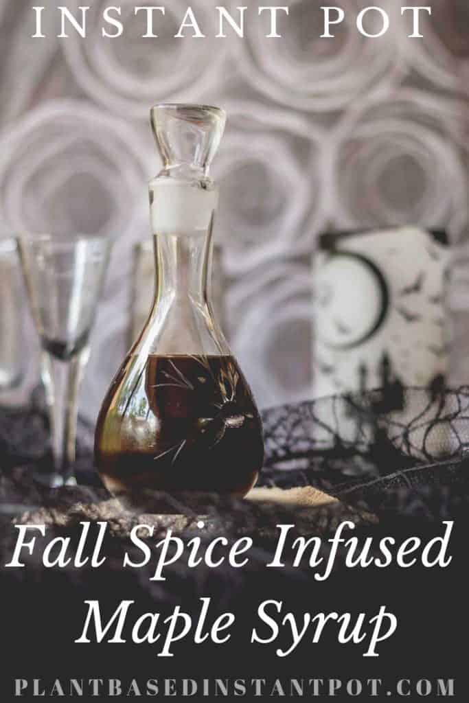 Fall Spice Infused Maple Syrup