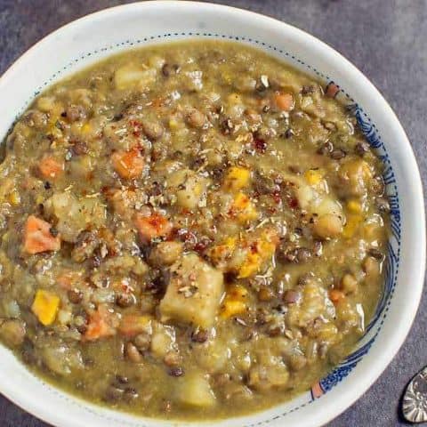 Instant Pot Lentil Vegetable Soup
