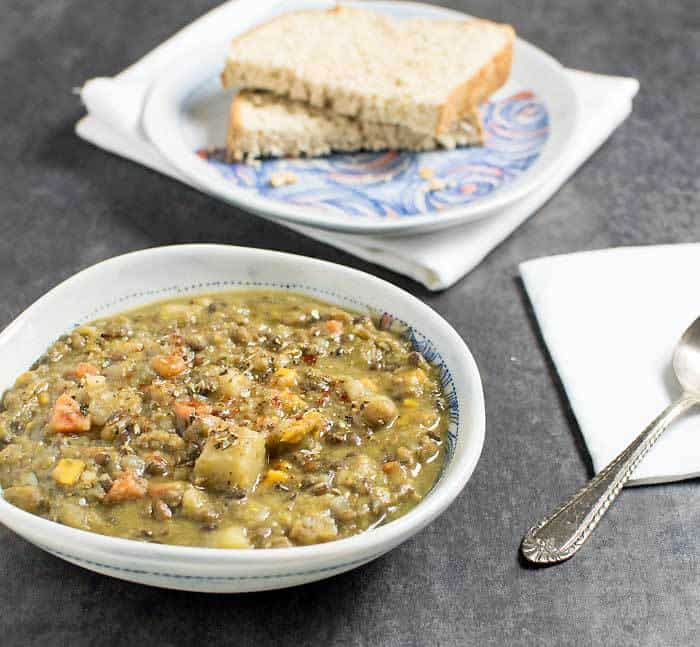 Instant Pot Lentil Vegetable Soup