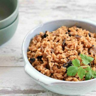 Vegan Instant Pot Mushroom Dirty Rice