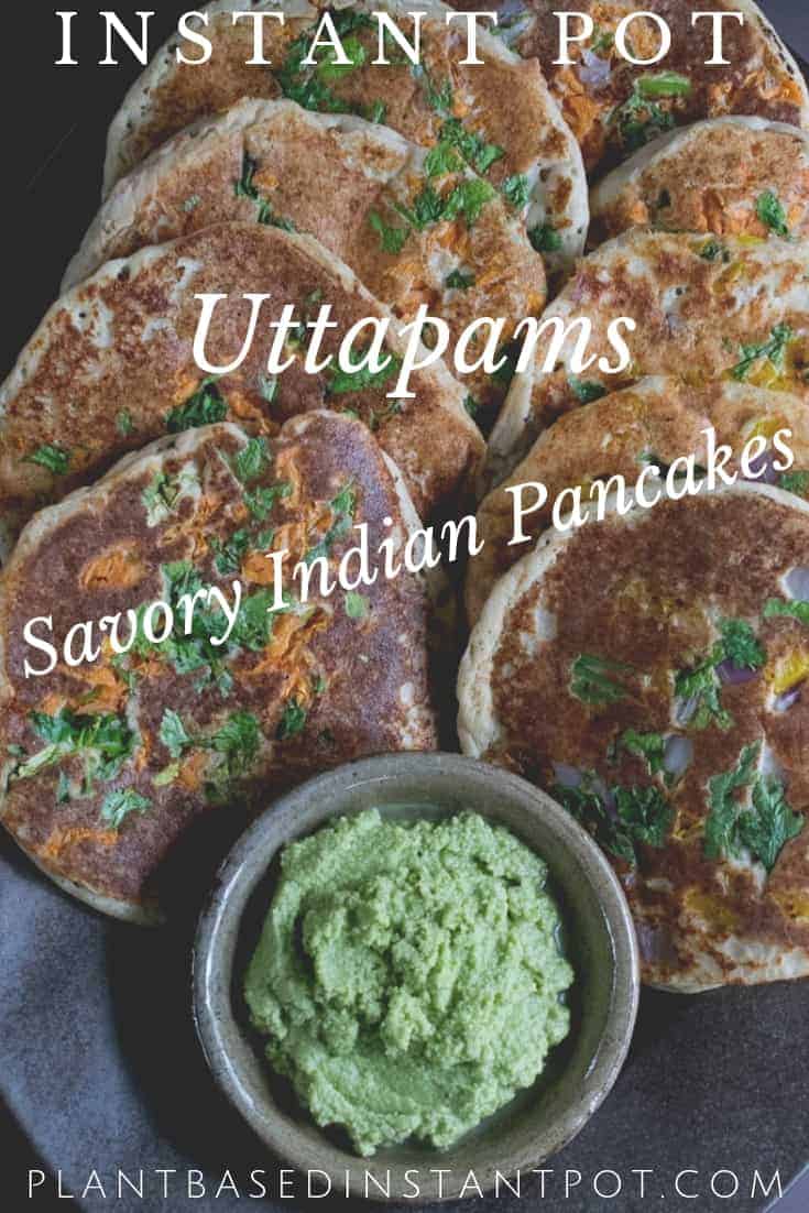 Easy Instant Pot Uttapams: Savory Indian Pancakes