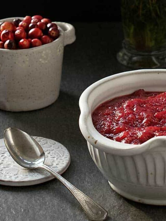 Vegan Cranberry Sauce:  Instant Pot Recipe