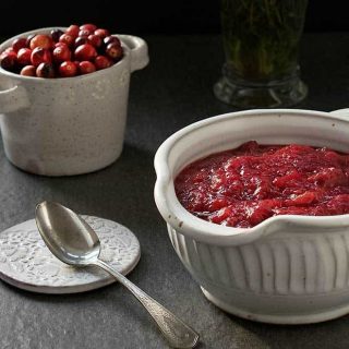 Instant Pot Plant Based Cranberry Sauce w/ Orange and Cardamom