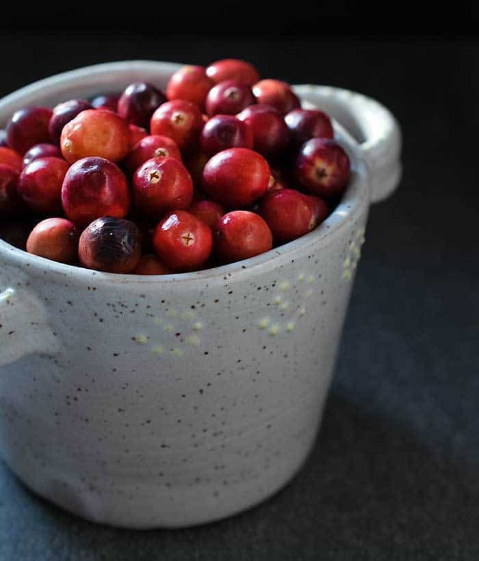 Instant Pot Plant Based Cranberry Sauce w/ Orange and Cardamom