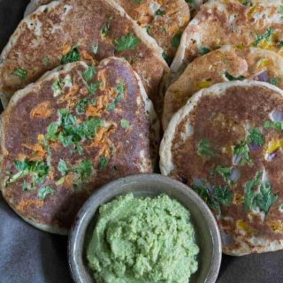 Easy Instant Pot Uttapams: a Savory Indian Pancake