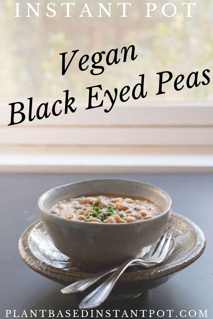 Instant Pot Black Eyed Peas