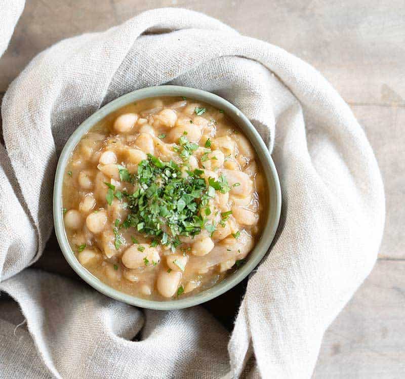 Vegan Instant Pot Jackfruit White Bean Chili