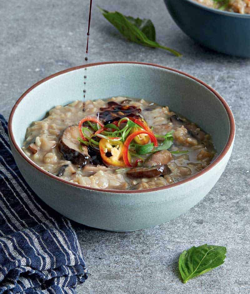 Mushroom Congee Recipe