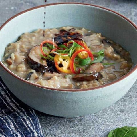 Mushroom Congee (Rice Porridge)-image
