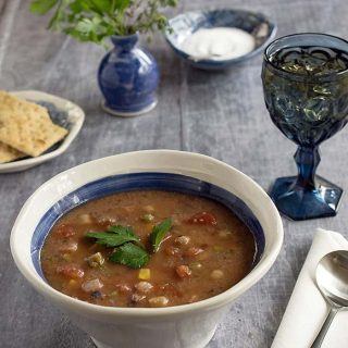 Instant Pot Vegetable Soup with Teff