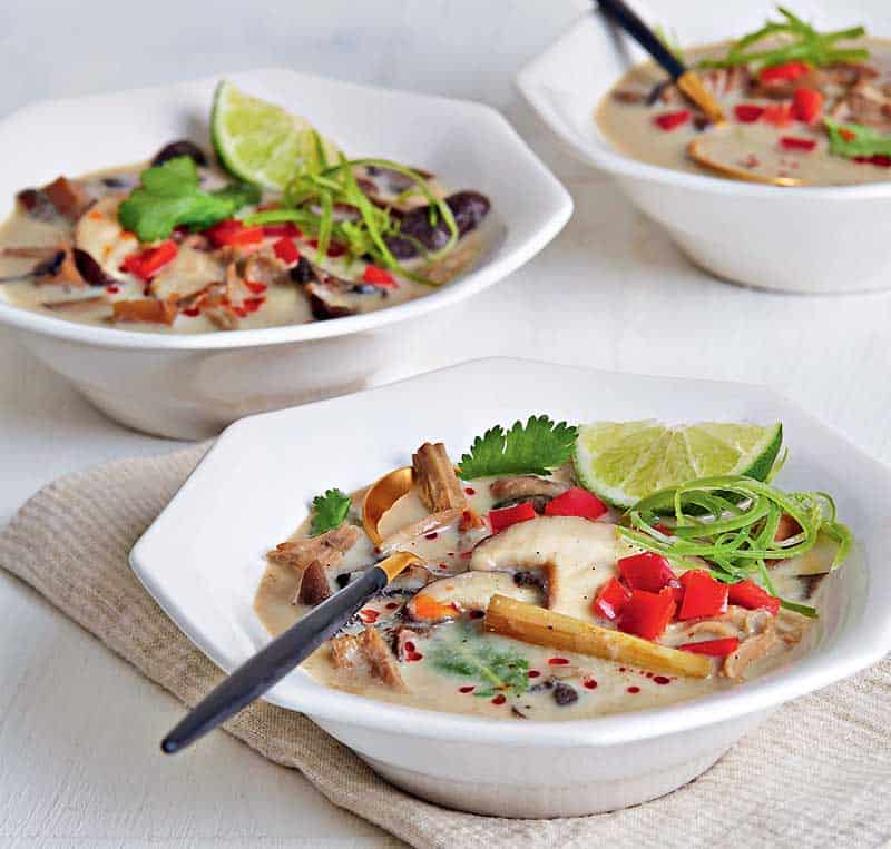 Slow Cooker Jackfruit Tom Kha Gai Recipe