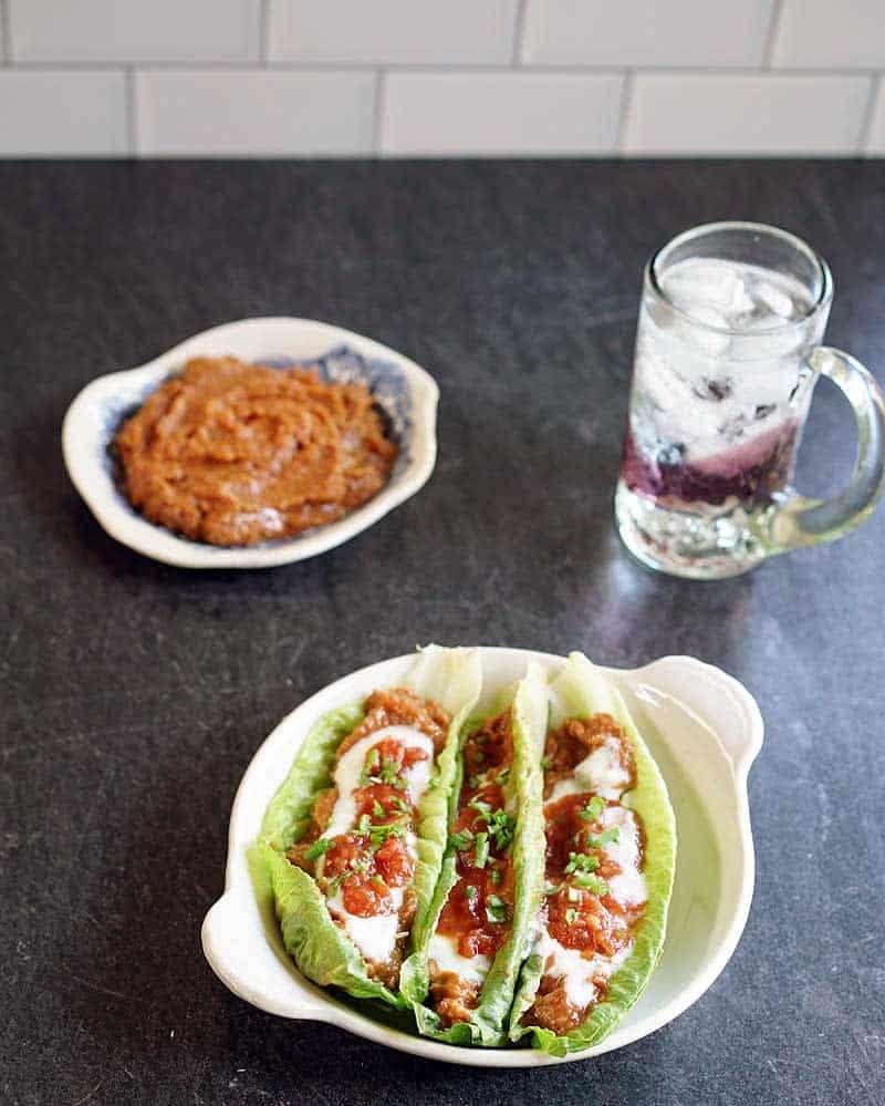 Quick Soak Instant Pot Refried Beans w/ Ancho Chiles