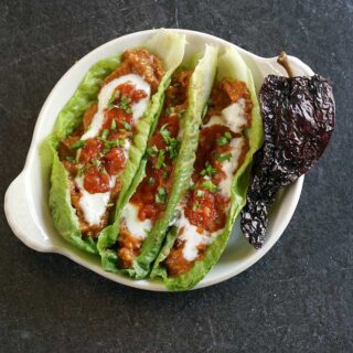 Quick Soak Instant Pot Refried Beans w/ Ancho Chiles