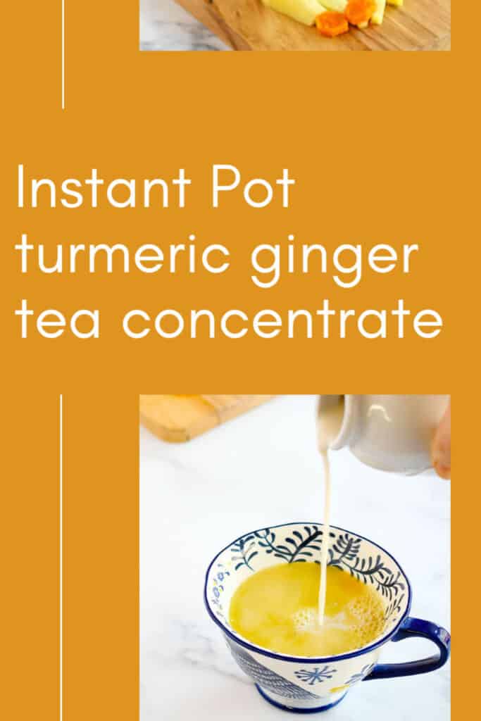 Instant Pot Turmeric Ginger Tea Concentrate