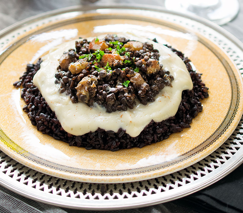Instant Pot Dutch Oven Lentils w/ Cauliflower & Tahini - Catfish Out of  Water