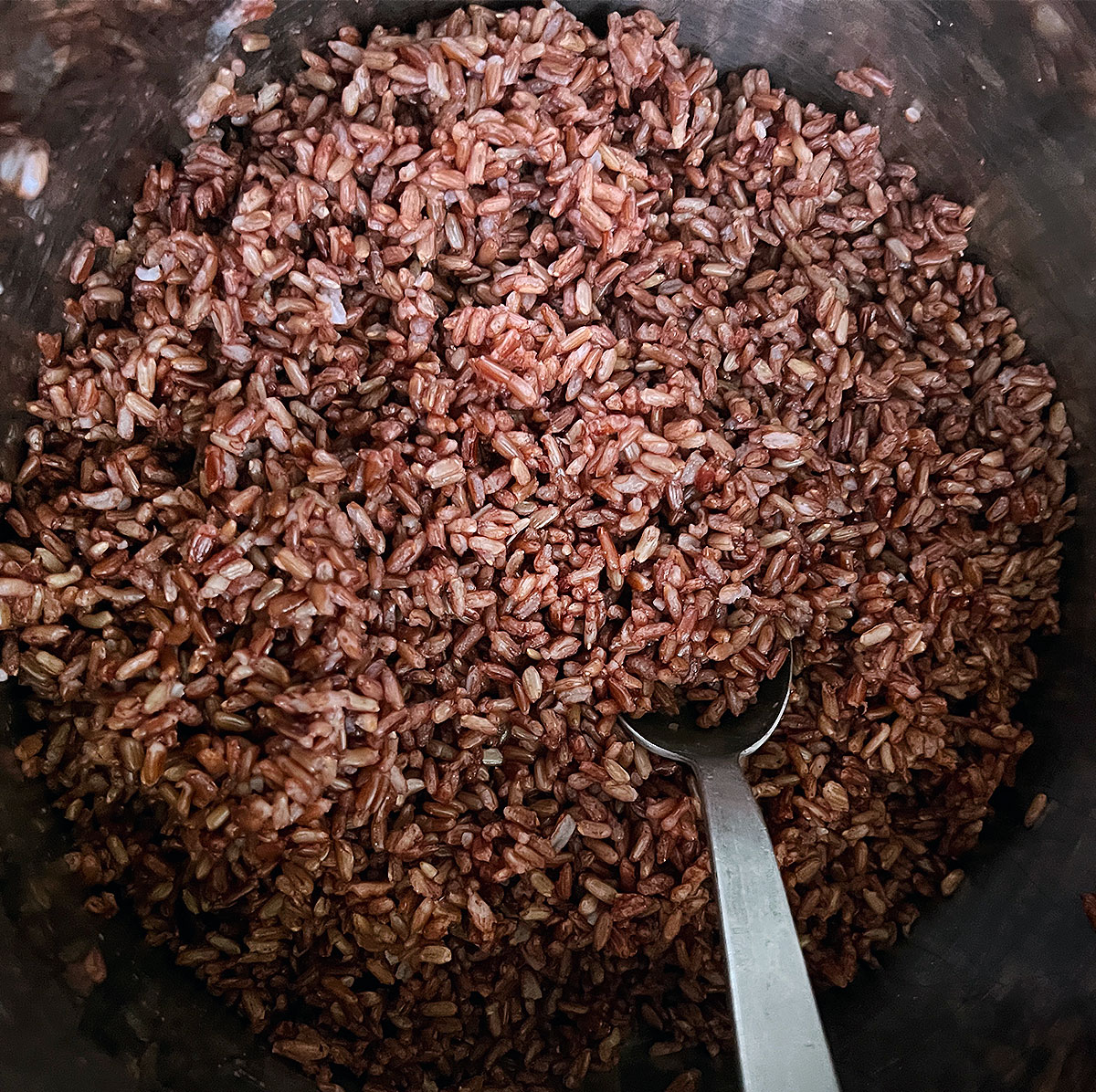 Pressure Cooker (Instant Pot) Pink Rice